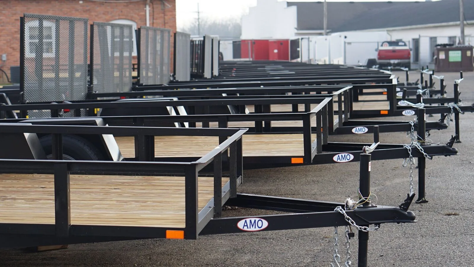 Landscape and utility trailer for sale at USA Trailer Sales