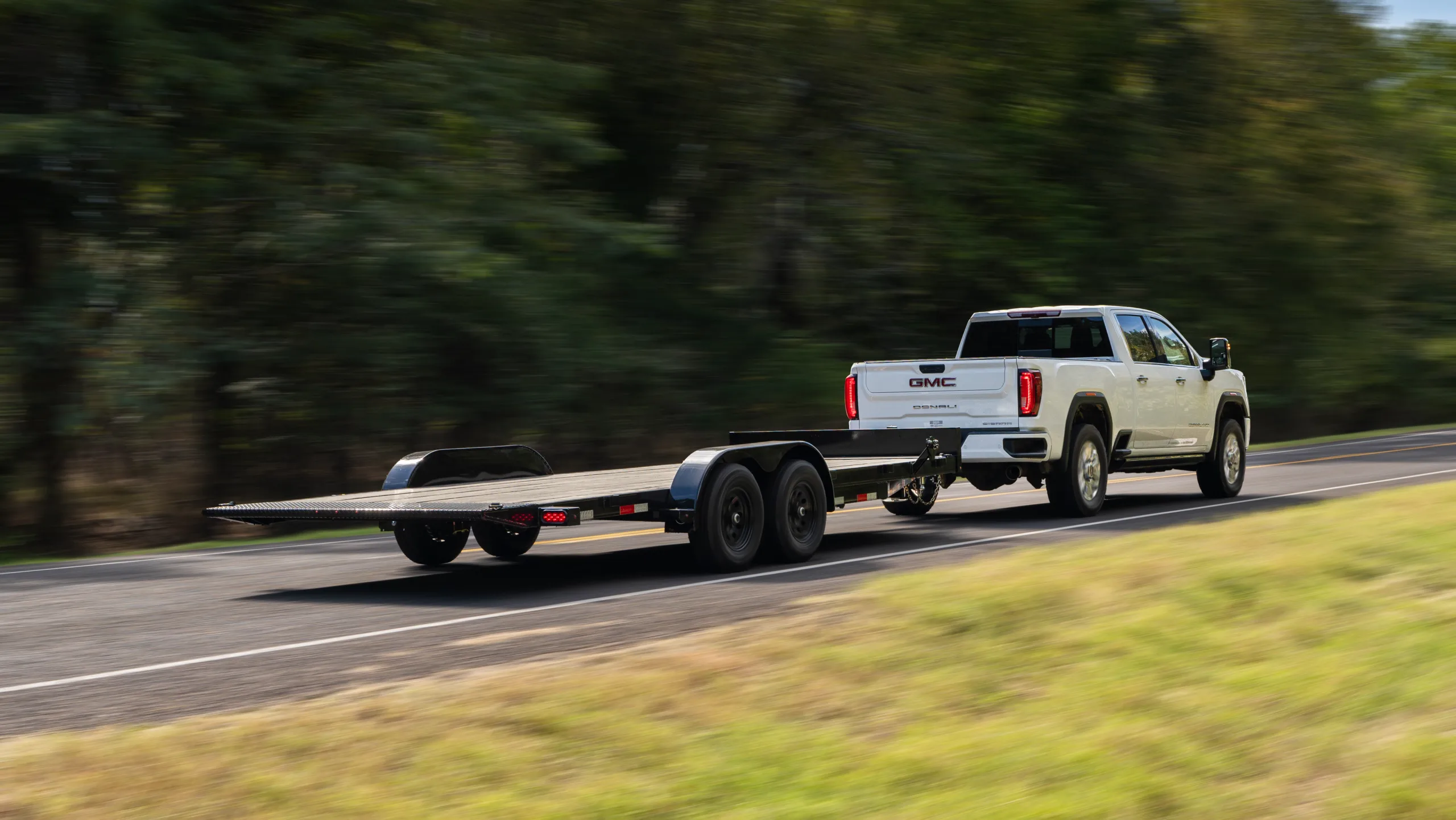 Open car hauler trailer for sale at USA Trailer Sales