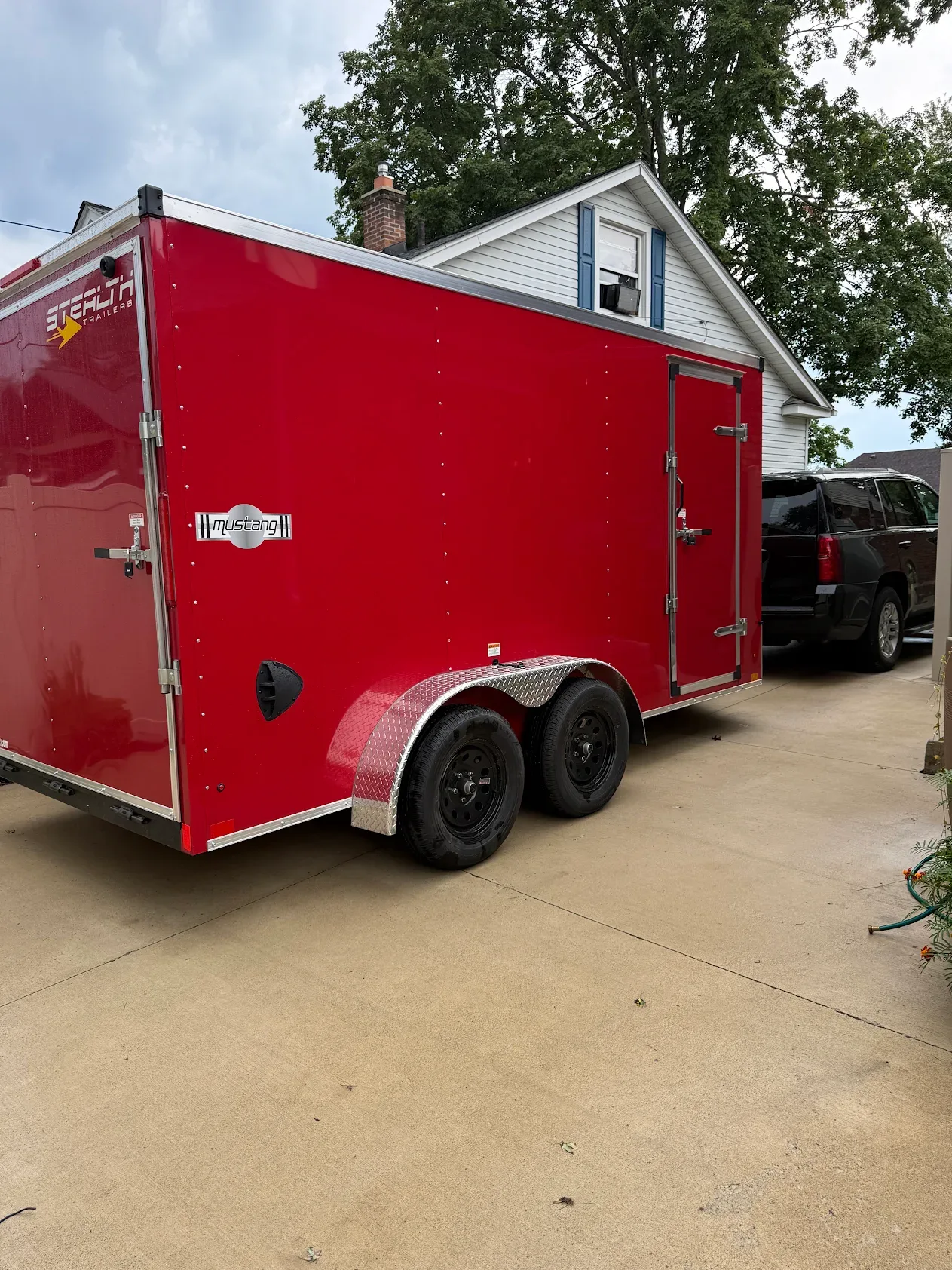 Enclosed trailer available at USA Trailer Sales locations in Michigan