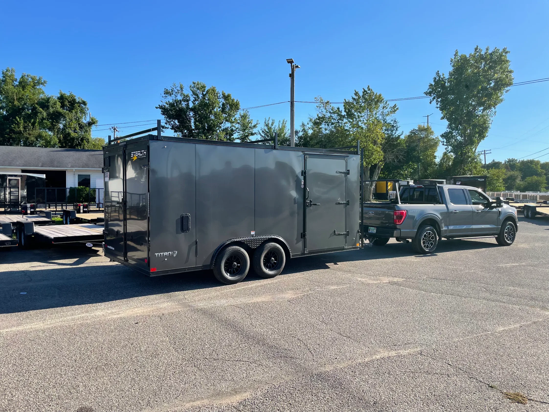 Enclosed cargo trailer at USA Trailer Sales