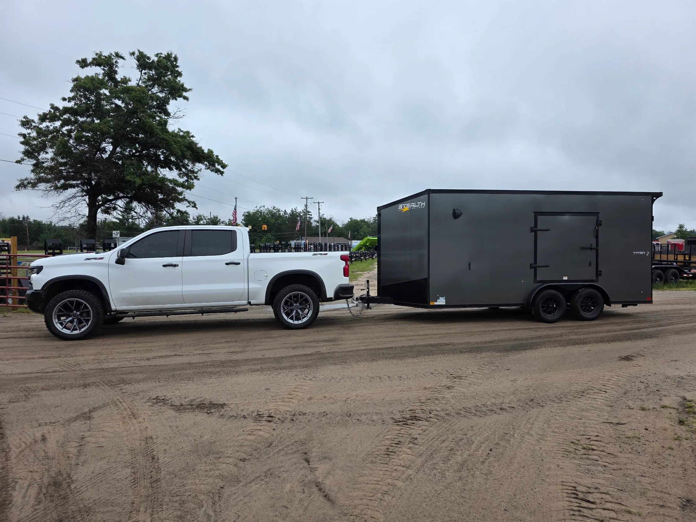 Enclosed cargo trailer for sale at USA Trailer Sales in Michigan